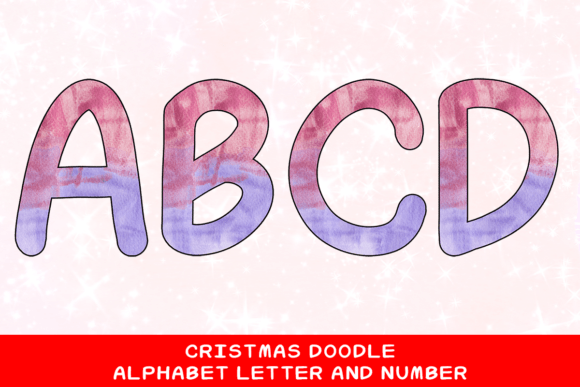 Christmas Doodle Alphabet Letter 48 Review