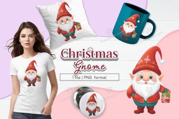 Christmas Gnome Sublimation Clipart_06 Review