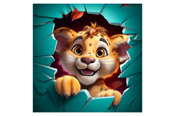 Christmas Lion Broken Wall 2 Illustrations Review