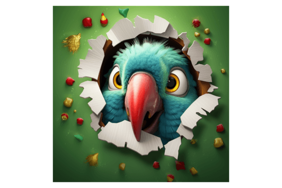 Christmas Parrot Broken Wall 1: Illustrations Review