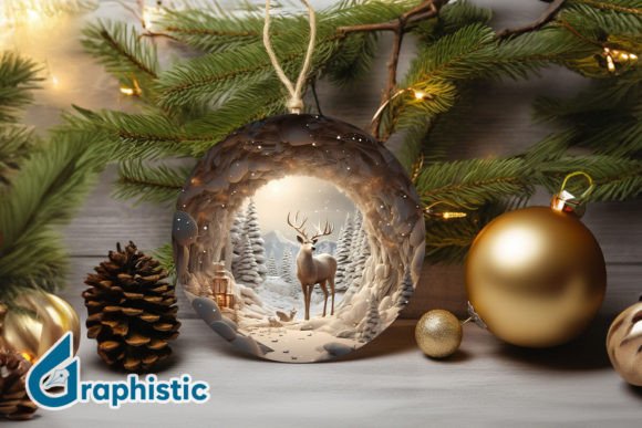 Reindeer Christmas Ornament PNG 18: A Brand Review
