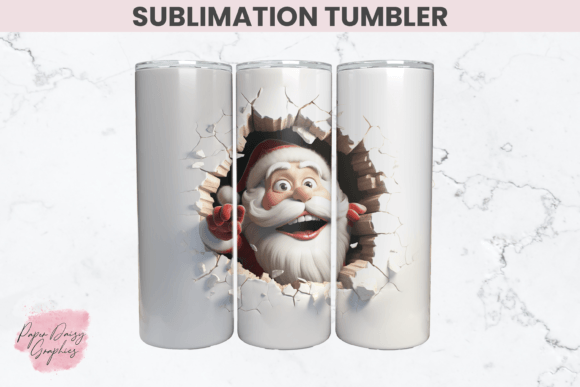 Review: Christmas 3D Santa Sublimation Tumbler Illustrations