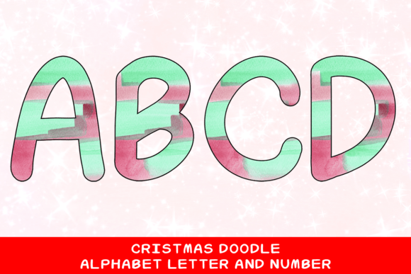 Review: Christmas Doodle Alphabet Letter 46