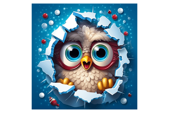 Review: Christmas Owl Broken Wall 2 Illustrations