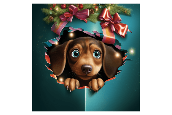 Reviewing Christmas Dachshund Illustrations