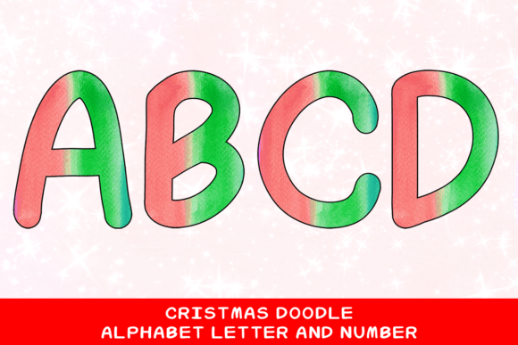 Reviewing Christmas Doodle Alphabet Letter 61 Illustrations